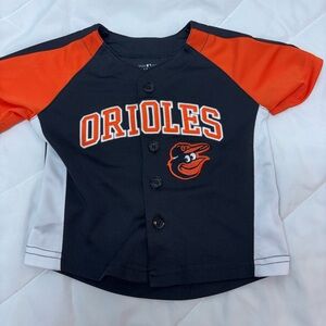 Genuine Merchandise Baltimore Orioles Kids Jersey - Black, Orange, Oriole’s bird